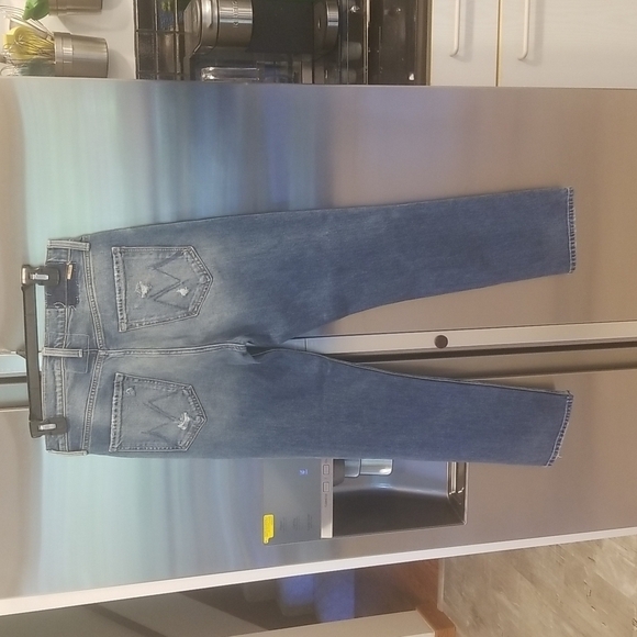 💕MOTHER SUPERIOR💕 High Waisted Rider Ankle Jeans ~ Far Beyond The Sky 28 NWOT - Picture 13 of 16